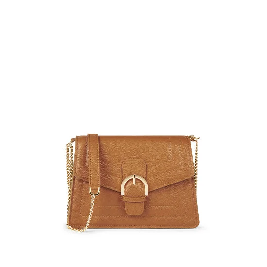 Margot Stampato 9" - Camel Premium Quality Bags, Budget Prices