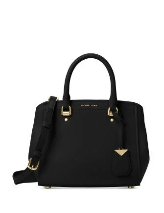 Michael Michael Kors Benning Leather Messenger Timeless Bags, Flash Sale