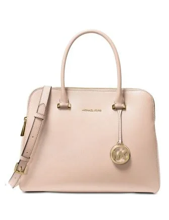 Michael Michael Kors Houston Double Zip Crossgrain Leather Satchel Elegant Bags, Limited Stock Available Michael Michael Kors Houston Double Zip Crossgrain Leather Satchel Elegant Bags, Limited Stock Available