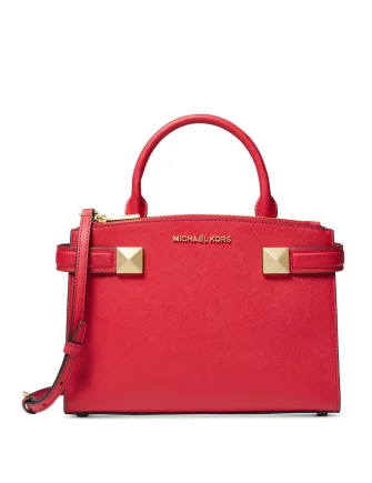 Michael Michael Kors Karla Small East West Leather Satchel Limited-Stock Bag Clearance – Hurry Michael Michael Kors Karla Small East West Leather Satchel Limited-Stock Bag Clearance – Hurry