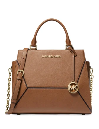 Michael Michael Kors Prism Saffiano Leather Satchel Designer Bags At Lower Prices