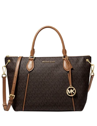Michael Michael Kors Sierra Signature Large Satchel Fashionable Bags At Must-Have Prices Michael Michael Kors Sierra Signature Large Satchel Fashionable Bags At Must-Have Prices