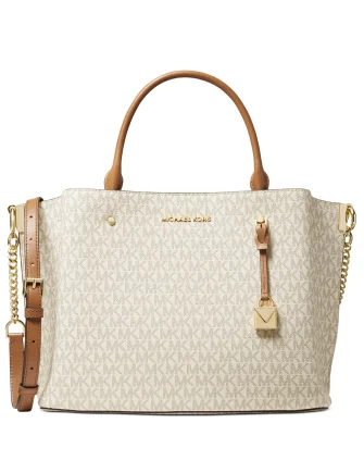 Michael Michael Kors Signature Print Arielle Satchel Grab Stylish Bags Before They're Gone Michael Michael Kors Signature Print Arielle Satchel Grab Stylish Bags Before They're Gone