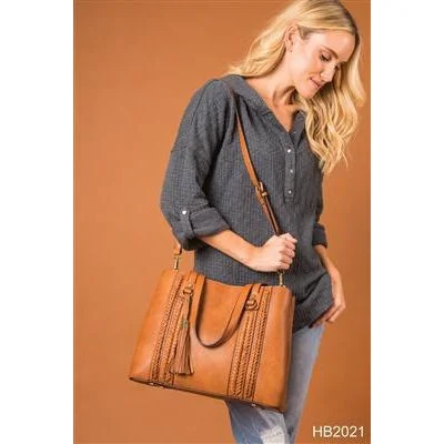 Simply Noelle Fishtail Tote - Black Trendy Bags, Huge Savings