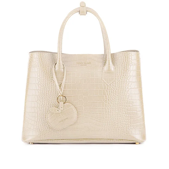 Vanessa Croco 14" - Cream Chic Bags, Shop Now & Save