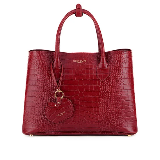 Vanessa Croco 14" - Dark Red Trendy & Timeless Bags, Now On Sale