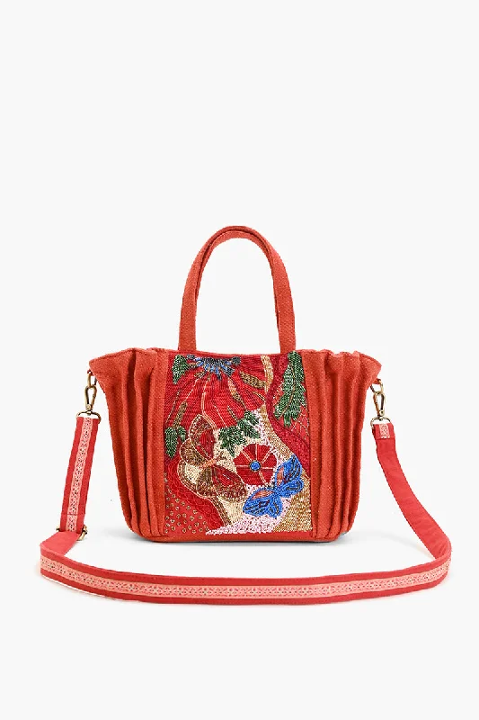 Vermilion Butterfly Bloom Tote Handbag Deals For Every Occasion