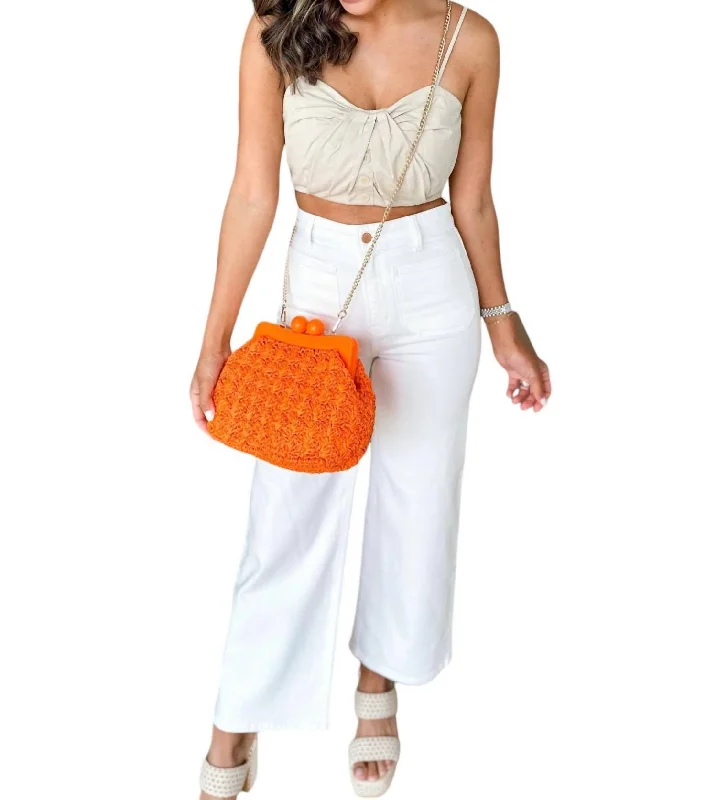 Women's Naomi Crossbody Bag In Orange Affordable Elegance, Grab Yours