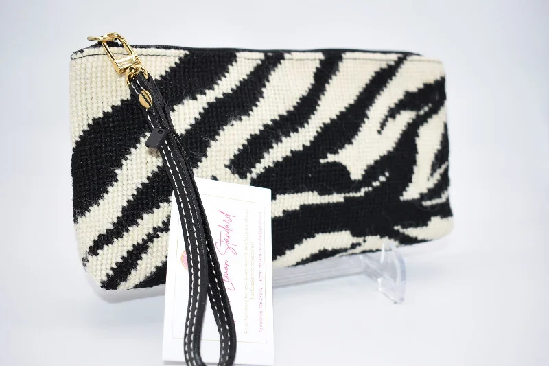 Clever Carriage Company Hand Needlepoint Zebra Clutch Elegant Purses At Clearance Prices Clever Carriage Company Hand Needlepoint Zebra Clutch Elegant Purses At Clearance Prices