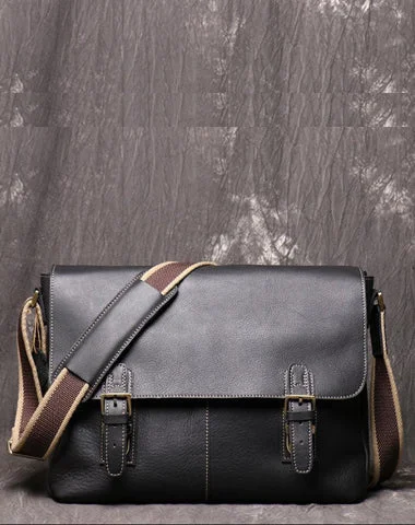 Black Cool Leather 13 inches Small Satchel Messenger Bag Side Bag Courier Bag For Men High-End Bags, Low-End Prices Black Cool Leather 13 inches Small Satchel Messenger Bag Side Bag Courier Bag For Men High-End Bags, Low-End Prices