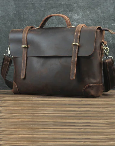 Brown Leather Men's Professional Briefcase 14‘’ Laptop Handbag Business Bag For Men The Best Handbag Deals Are Available Now Brown Leather Men's Professional Briefcase 14‘’ Laptop Handbag Business Bag For Men The Best Handbag Deals Are Available Now