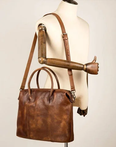 Brown Leather Mens 15 inches Briefcase Laptop Bag Business Handbag Work Bag for Men Trendy Backpacks, Huge Markdowns Brown Leather Mens 15 inches Briefcase Laptop Bag Business Handbag Work Bag for Men Trendy Backpacks, Huge Markdowns