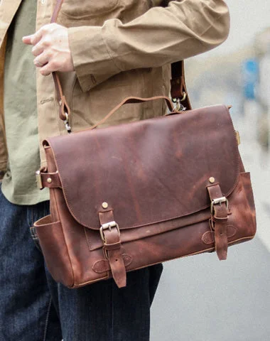 Vintage Dark Brown Leather Mens 14 inches Briefcase Black Work Briefcase Handbag For Men Classic Bags, Exclusive Deals Vintage Dark Brown Leather Mens 14 inches Briefcase Black Work Briefcase Handbag For Men Classic Bags, Exclusive Deals