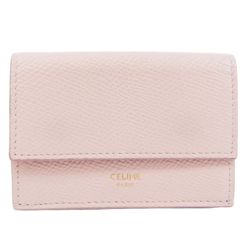 Céline Compact  Leather Wallet  (Pre-Owned) Designer Bags At Low Prices