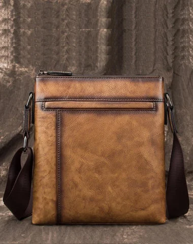 Brown LEATHER MEN'S Small Side bag Square MESSENGER BAG Tan Square Courier Bag FOR MEN Seasonal Sale On Trendy Handbags Brown LEATHER MEN'S Small Side bag Square MESSENGER BAG Tan Square Courier Bag FOR MEN Seasonal Sale On Trendy Handbags