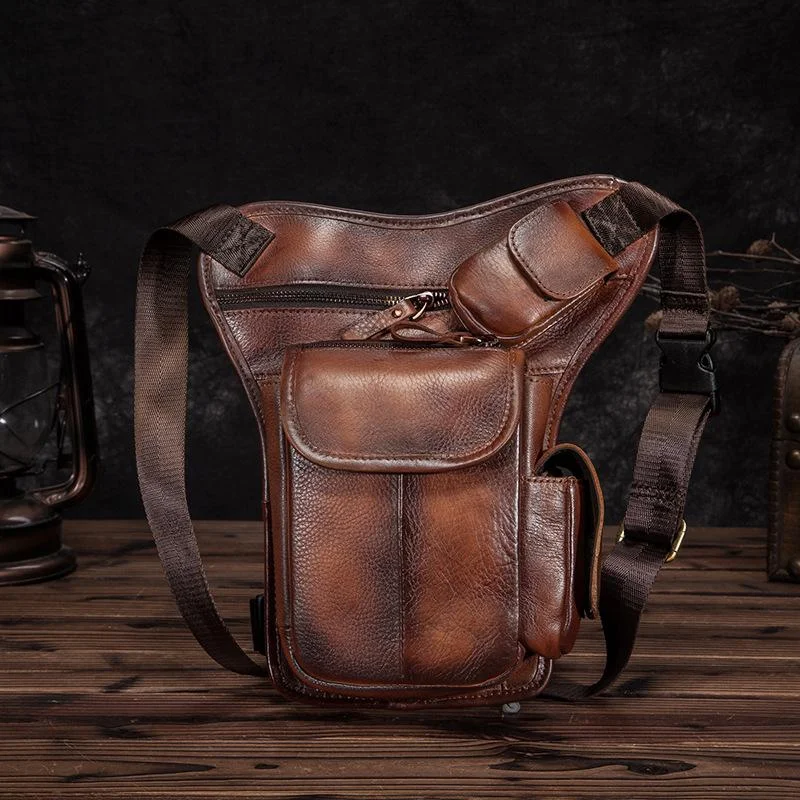 Cool Brown Leather Men's Waist Bag Phone Holster Shoulder Bag Mini Side Bag Belt Pouch For Men Iconic Fashion Bags At Unbeatable Savings Cool Brown Leather Men's Waist Bag Phone Holster Shoulder Bag Mini Side Bag Belt Pouch For Men Iconic Fashion Bags At Unbeatable Savings