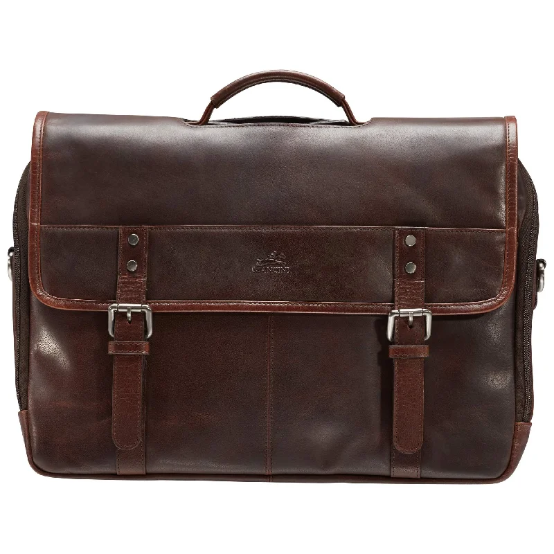 Mancini Leather Double Compartment Briefcase for Laptop and Tablet Designer Bags At Lower Prices Mancini Leather Double Compartment Briefcase for Laptop and Tablet Designer Bags At Lower Prices
