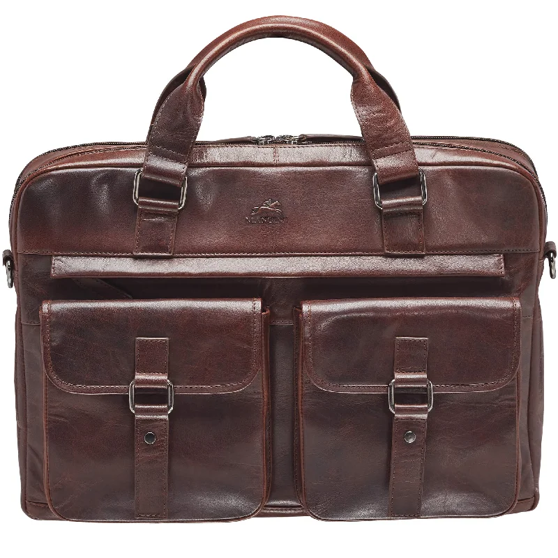 Mancini Leather Buffalo Briefcase with Dual Compartments for 15.6” Laptop Your Perfect Bag At The Perfect Price Mancini Leather Buffalo Briefcase with Dual Compartments for 15.6” Laptop Your Perfect Bag At The Perfect Price