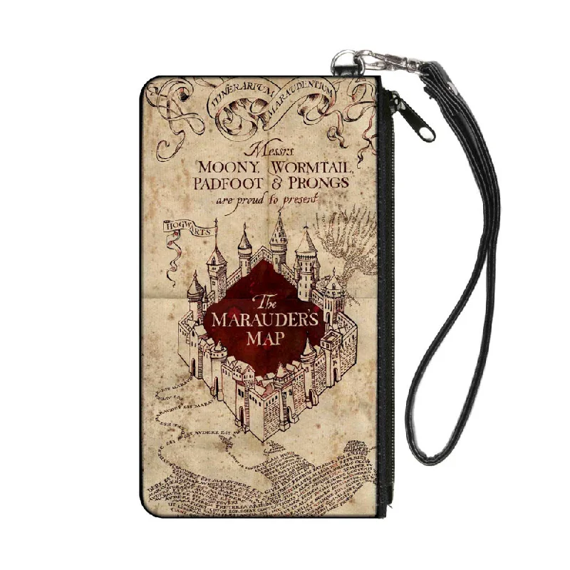 Canvas Zipper Wallet - SMALL - Hogwarts School THE MARAUDER'S MAP Tan Reds Everyday Elegance At Lower Prices Canvas Zipper Wallet - SMALL - Hogwarts School THE MARAUDER'S MAP Tan Reds Everyday Elegance At Lower Prices