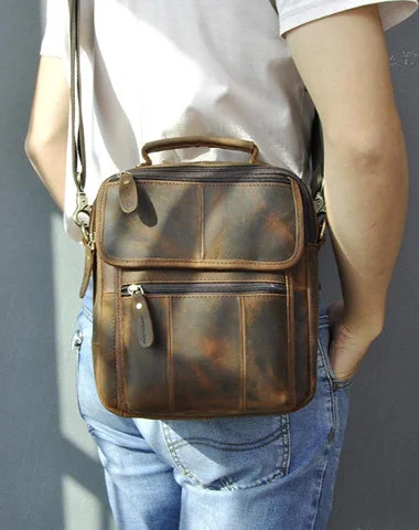 Dark Brown LEATHER MENS Vertical SHOULDER BAG SIDE BAG COURIER BAG MESSENGER BAG FOR MEN Elegant Bags With Limited Stock Available Dark Brown LEATHER MENS Vertical SHOULDER BAG SIDE BAG COURIER BAG MESSENGER BAG FOR MEN Elegant Bags With Limited Stock Available