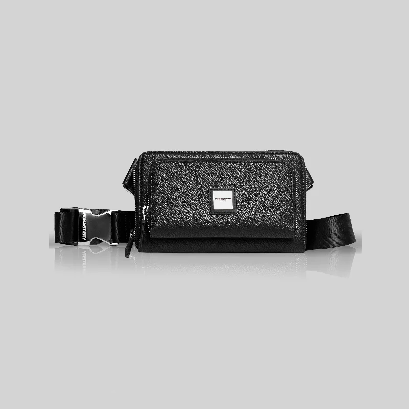 FANNYPACK TYRRELL BLACK Best Deals On Premium And Casual Bags – Act Fast