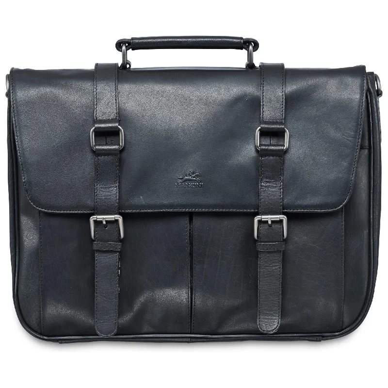 Mancini Leather Briefcase Single Compartment for 15'' Laptop RFID Shoulder Bags, Crossbody Bags, And More On Sale Mancini Leather Briefcase Single Compartment for 15'' Laptop RFID Shoulder Bags, Crossbody Bags, And More On Sale