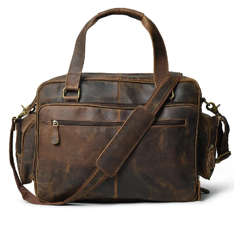 Floyd Handmade Buffalo Leather Office Briefcase Stylish Totes, Exclusive Savings