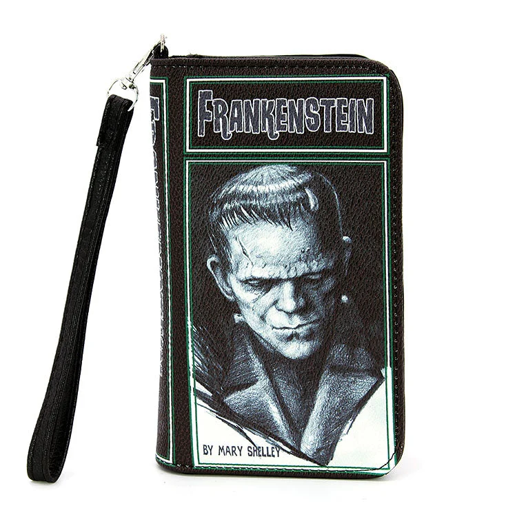 Frankenstein Book Clutch Wallet in Vinyl High-End Bags, Low-End Prices