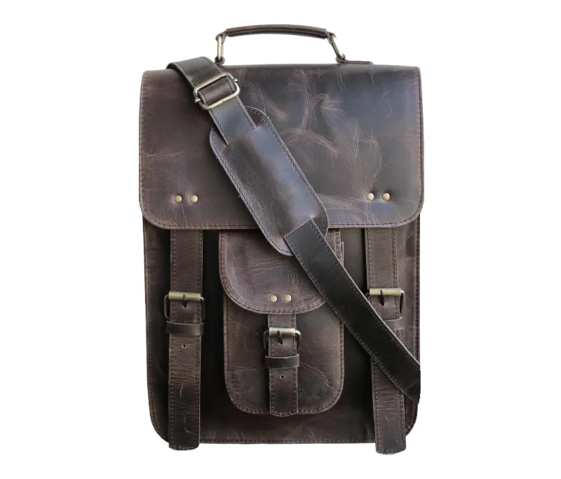 Indiana Jones Messenger - 15" Dark Timeless Handbags, Flash Sale