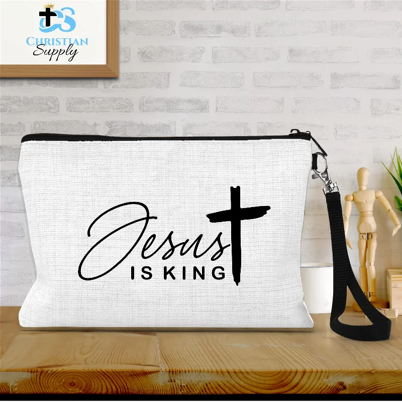 Jesus Is King Cross Wristlet Statement Bags, Shop Today