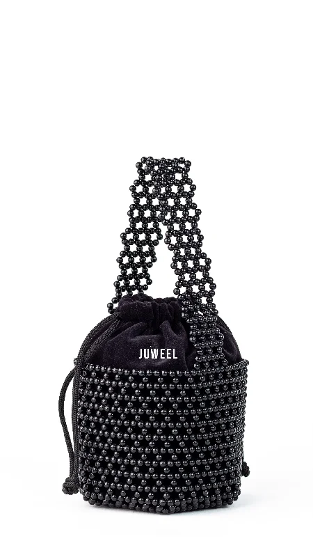 Lartaley Beaded Mini Bucket Bag - Black Unmissable Deals On Everyday Handbags