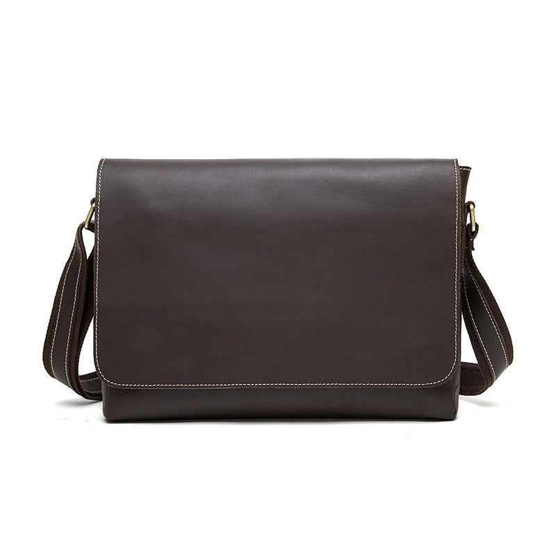 Men's Crazy Horse Leather Messenger Bag Statement Handbags At Unbeatable Discounts Men's Crazy Horse Leather Messenger Bag Statement Handbags At Unbeatable Discounts