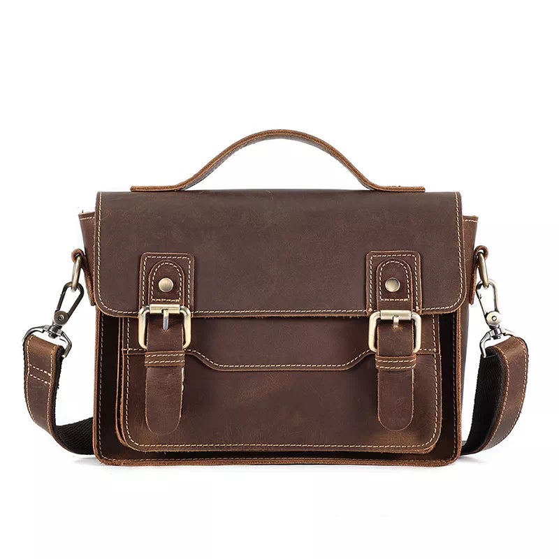 Men's Small Leather Satchel Bag Luxury Meets Affordability – Shop Stunning Bags Now