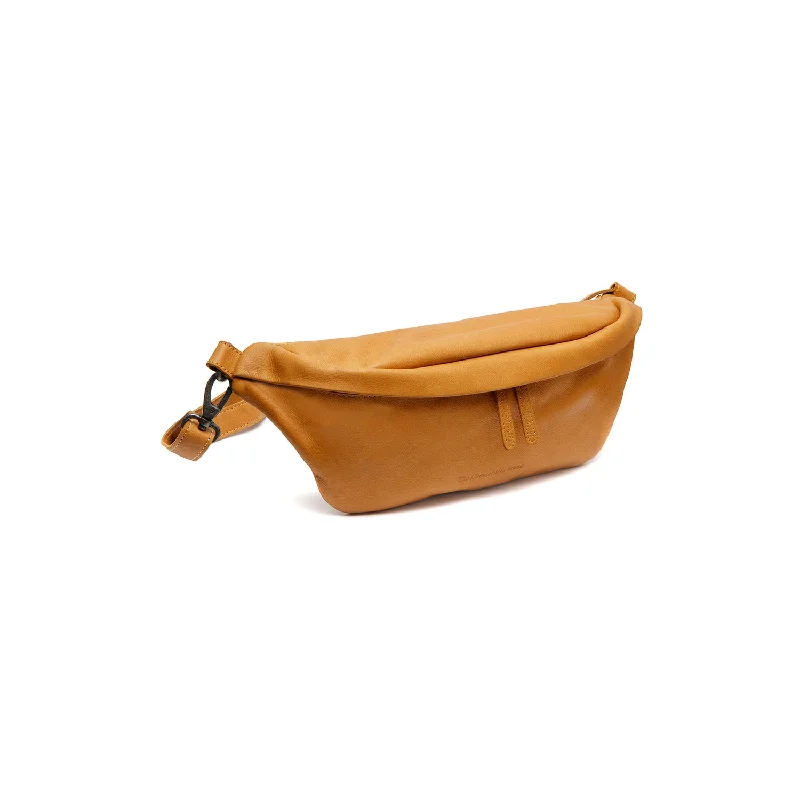 Leather Waist Pack Ocher Yellow Kruger Premium Handbags At Budget-Friendly Prices