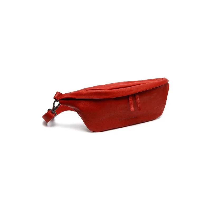 Leather Waist Pack Red Kruger Elegant Totes At Limited-Time Prices