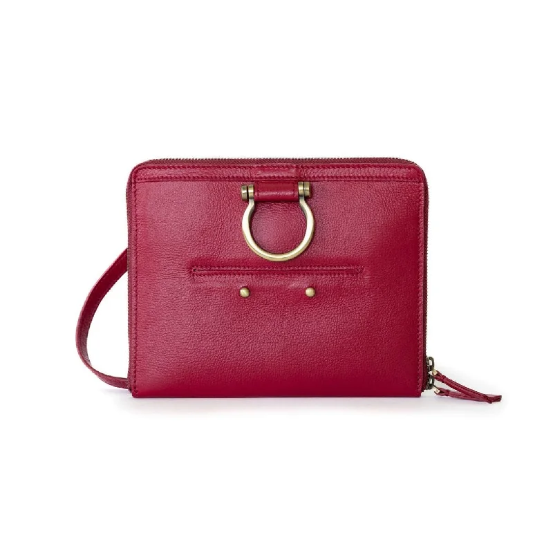 Ruby Pink Oil Leather