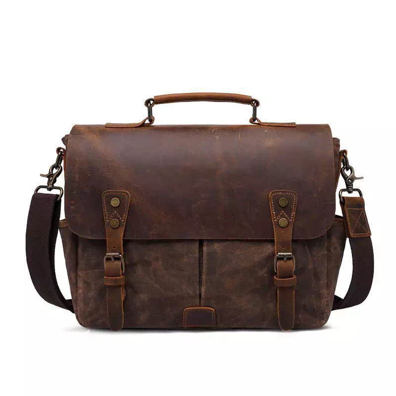 Men's Waxed Canvas Messenger Bag Statement Bags At Unbelievable Discounts – Shop Today Men's Waxed Canvas Messenger Bag Statement Bags At Unbelievable Discounts – Shop Today