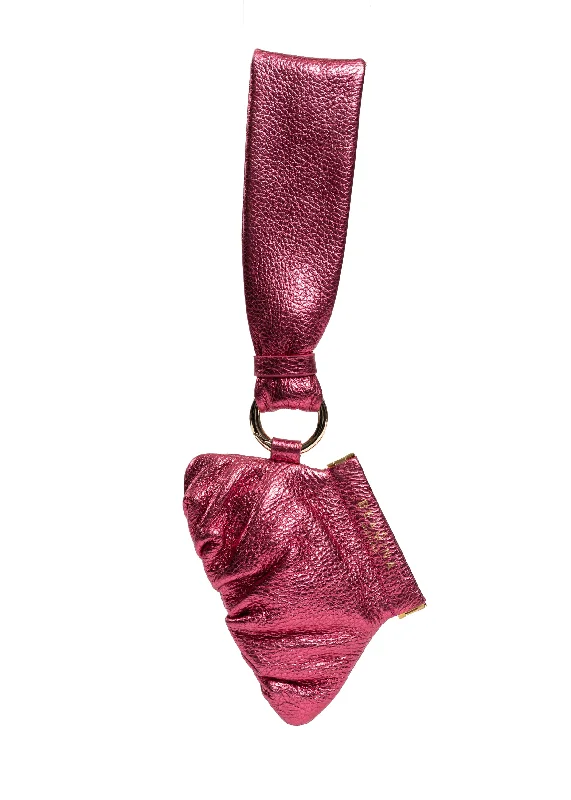 Mini-Mina Miniature  Metallic Fuchsia Bag Shop Timeless And Trendy Bags At Limited-Time Discounts