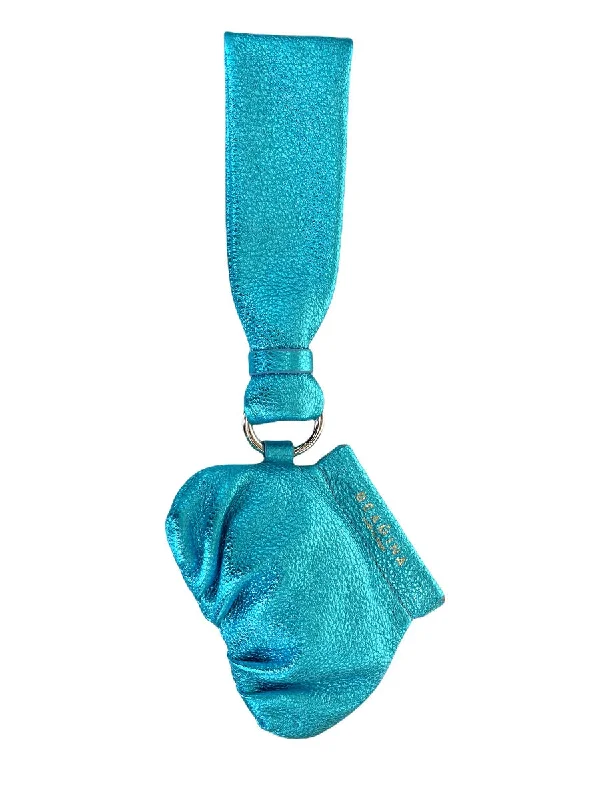 Mini-Mina Miniature  Metallic Aqua Bag Trendy Bags, Huge Savings