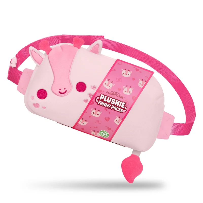 Plushiverse Blushing Giraffe Plushie Fanny Pack Trendy Purses With Limited-Time Offers Plushiverse Blushing Giraffe Plushie Fanny Pack Trendy Purses With Limited-Time Offers
