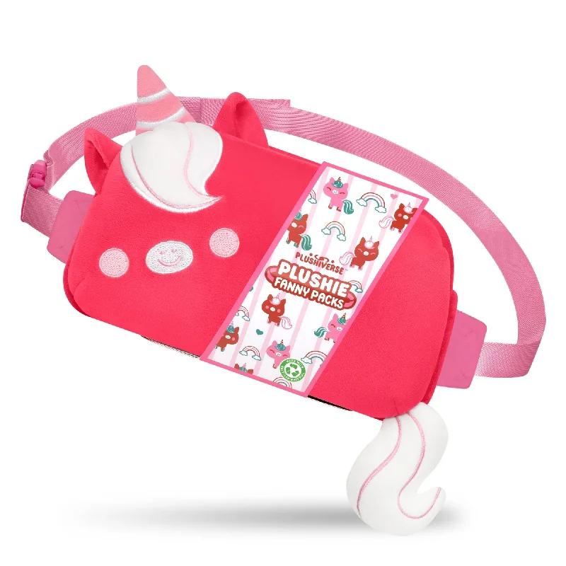 Plushiverse Ruby Red Unicorn Plushie Fanny Pack Stylish Totes With Special Discounts Plushiverse Ruby Red Unicorn Plushie Fanny Pack Stylish Totes With Special Discounts
