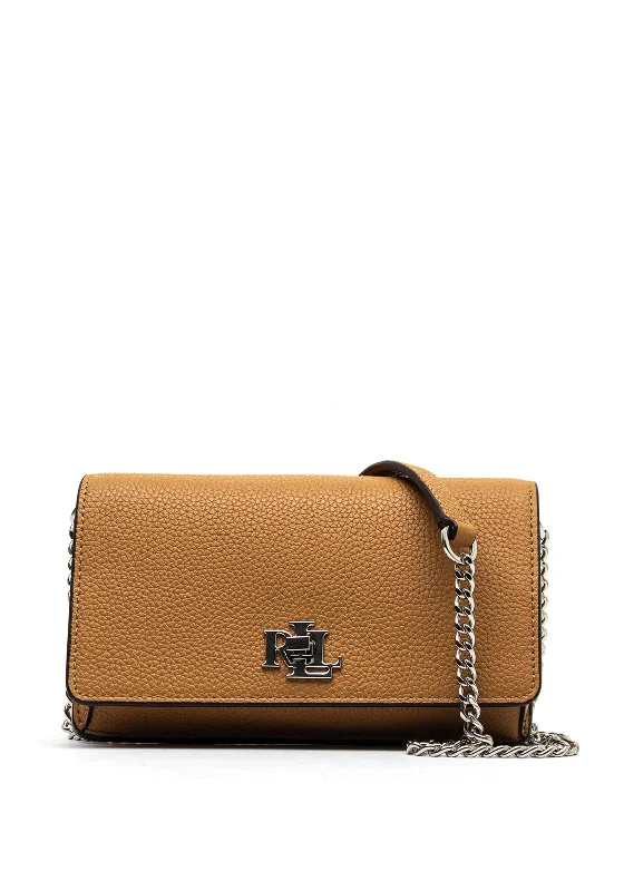Ralph Lauren Chain Strap Crossbody Bag, Camel Stylish Bags At Unbeatable Prices