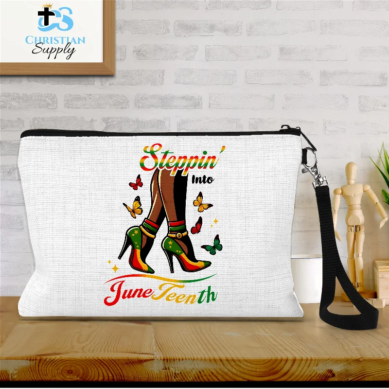 Steppin into Juneteenth Heels Wristlet Classic Totes At Unbeatable Deals