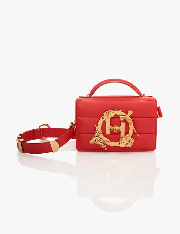 The Midi Disco in Cinober Red Grab Stylish Bags Before They Sell Out