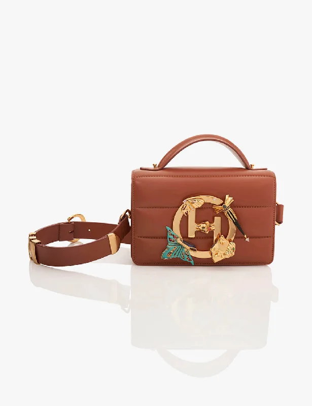 The Midi Disco in Tan Sleek And Stylish Handbags At Lower Prices