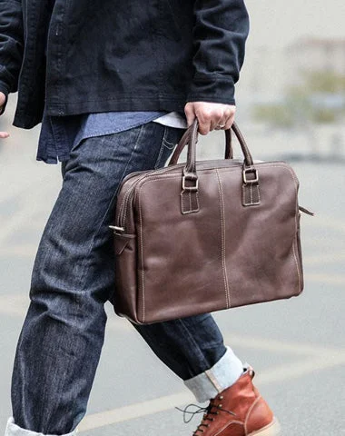 Vintage Brown Mens Leather Briefcase Work Handbag Dark Coffee 14'' Computer Briefcase For Men Handbag Deals You'll Love Vintage Brown Mens Leather Briefcase Work Handbag Dark Coffee 14'' Computer Briefcase For Men Handbag Deals You'll Love