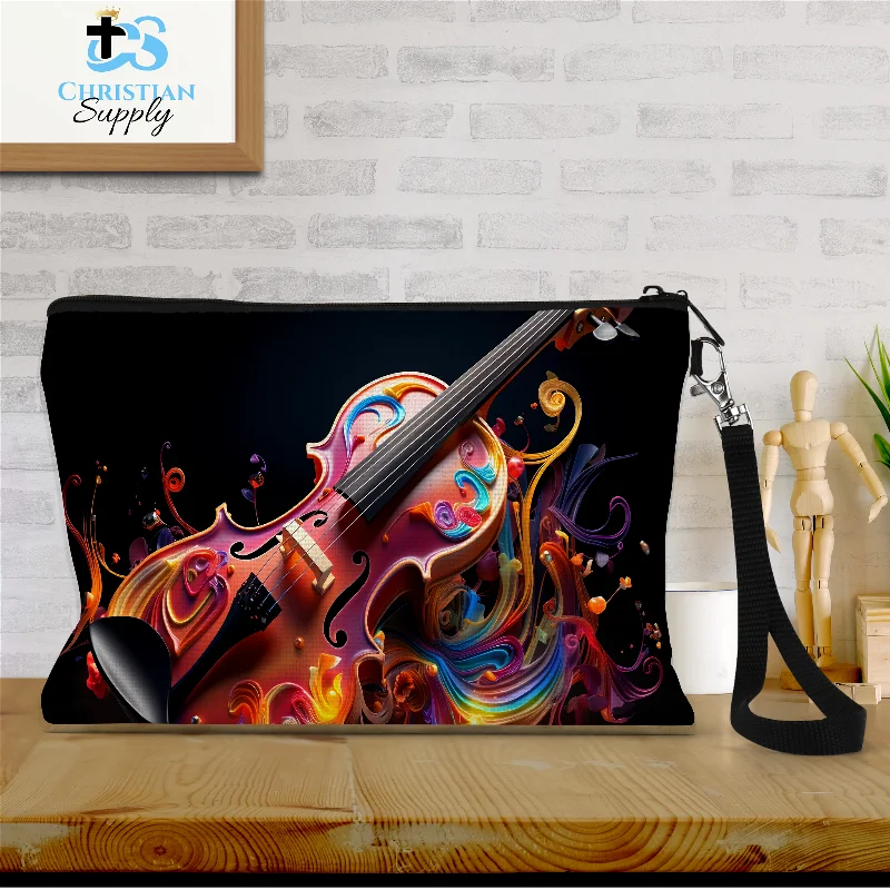 Violin Wristlet High-Fashion Handbags At Reduced Costs