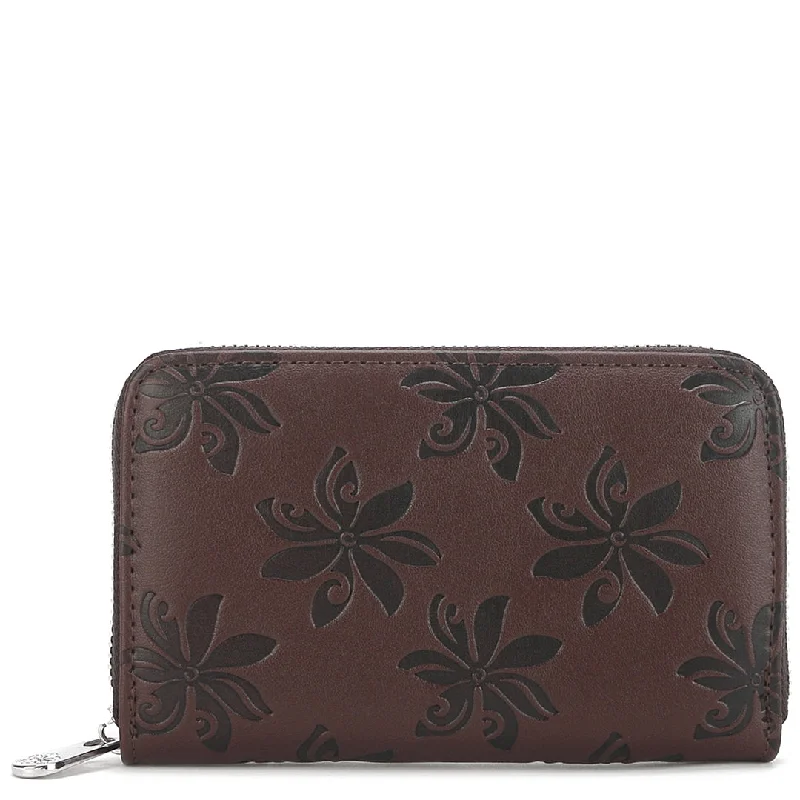 Wallet Chloe Tiare Embossed Brown-Black Designer Bags, Low Prices