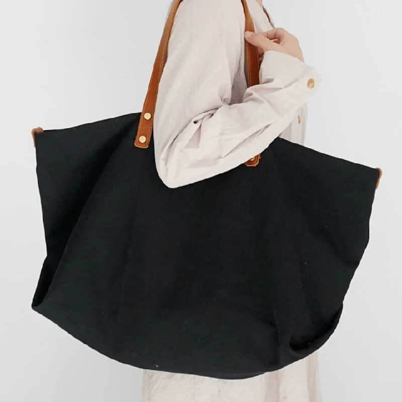 Women Black Canvas Large Shopper Totes Bag Black Canvas Tote Shoulder Bag Handbag for Mens Timeless Handbags At Reduced Prices Women Black Canvas Large Shopper Totes Bag Black Canvas Tote Shoulder Bag Handbag for Mens Timeless Handbags At Reduced Prices