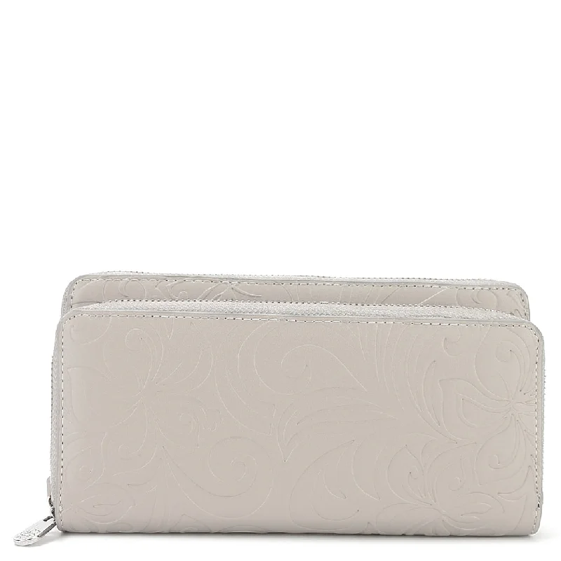 Wristlet Allison Tiare Infinity Embossed Grey Best Deals On Premium Handbags